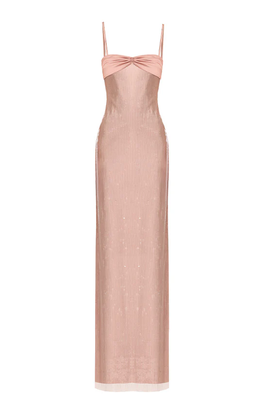 Swan Slip Maxi Dress (Sequin) - Image 2