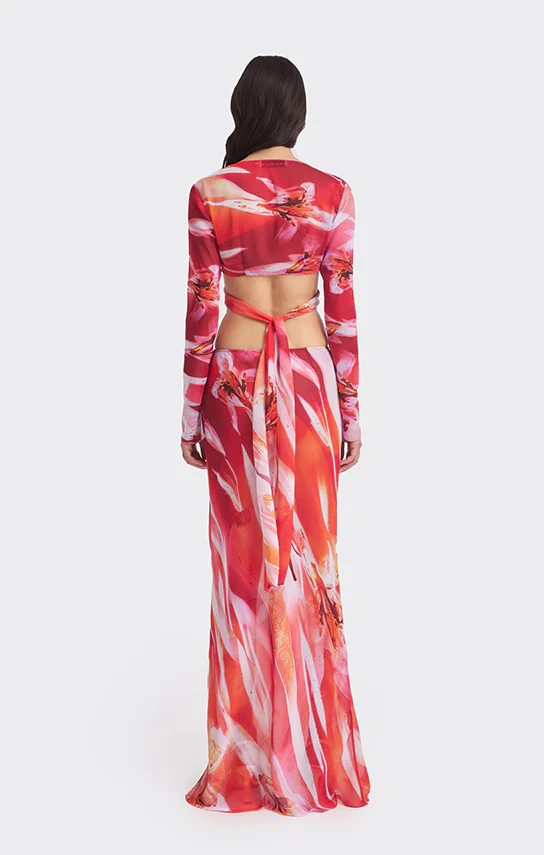 Twisted Chiffon Top (Exclusive Print) - Image 3