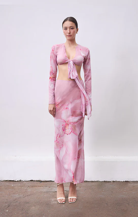 Twisted Chiffon Top (Exclusive Print) - Image 5