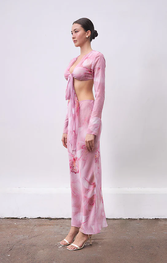 Twisted Chiffon Top (Exclusive Print) - Image 6