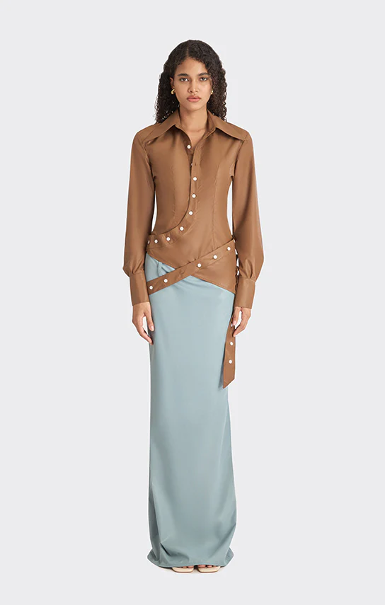 Wrap Button Shirt - Image 11