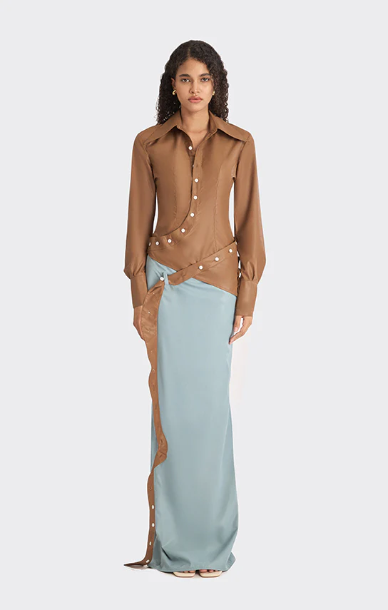 Wrap Button Shirt - Image 14