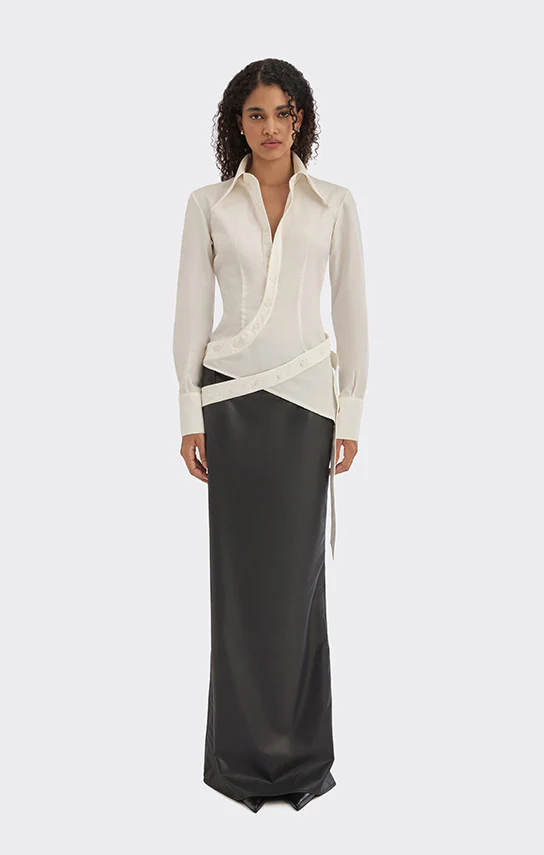 Wrap Button Shirt - Image 4