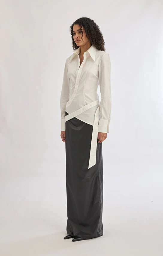 Wrap Button Shirt - Image 5