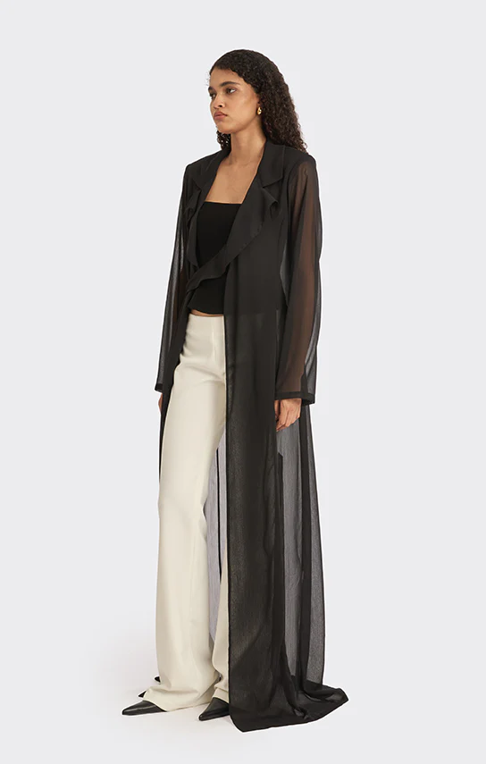 Wrap Sheer Outwear - Image 3