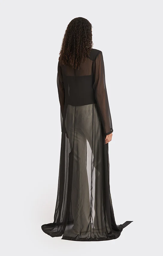 Wrap Sheer Outwear - Image 4